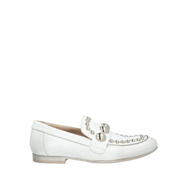 【貨物輸送無料】 ストラテジア レディース スリッポン・ローファー シューズ Loafers White