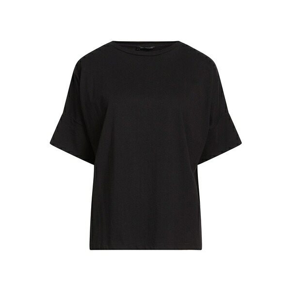 【貨物輸送無料】 アラゴナ レディース プルオーバー トップス T-shirts Black