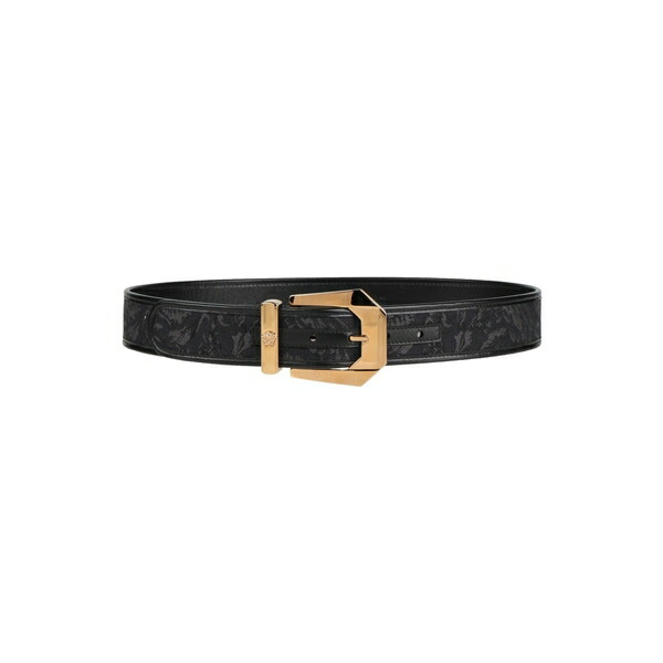【貨物輸送無料】 ヴェルサーチ レディース 三尺帯 付属物 Belts Black