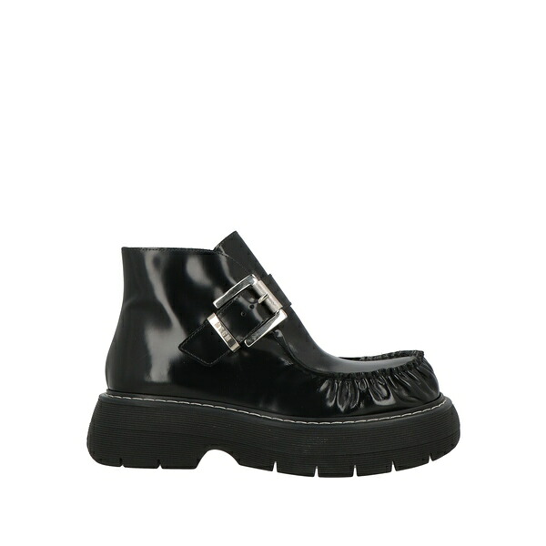 【貨物輸送無料】 エムエスジイエム レディース ブーツ シューズ Ankle boots Black