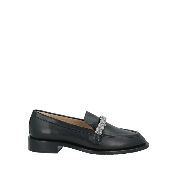 【貨物輸送無料】 スチュアート ワイツマン レディース スリッポン・ローファー シューズ Loafers Black