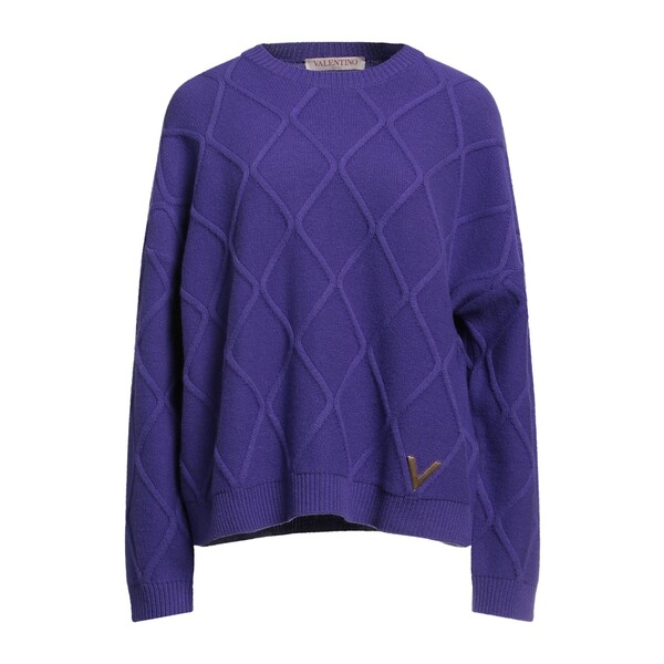 【貨物輸送無料】 ヴァレンティノ ガラヴァーニ レディース 編み物\u0026スウェーター アウター Sweaters Purple