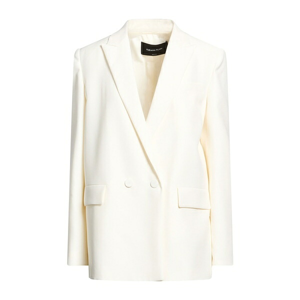 【送料無料】 ファビアナ フィリッピ レディース ジャケット＆ブルゾン アウター Blazers White｜asty