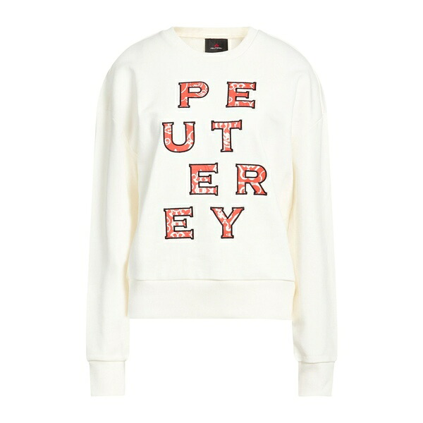 【送料無料】 ピューテリー レディース パーカー・スウェットシャツ アウター Sweatshirts White｜asty