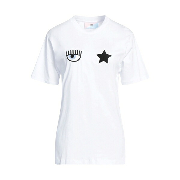 【送料無料】 シアラフェラーニ レディース Tシャツ トップス T-shirts White｜asty