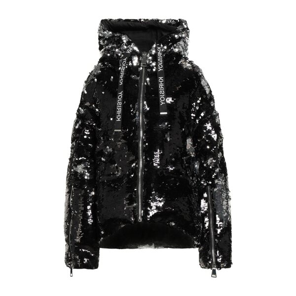 【貨物輸送無料】 クリスジョイ レディース 上衣＆上衣 アウター Puffers Black