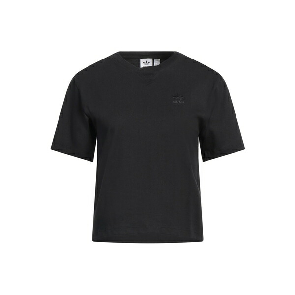 【送料無料】 アディダス レディース Tシャツ トップス T-shirts Black｜asty