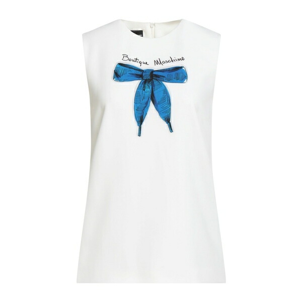 【貨物輸送無料】 モスキーノ レディース プルオーバー トップス Tops White