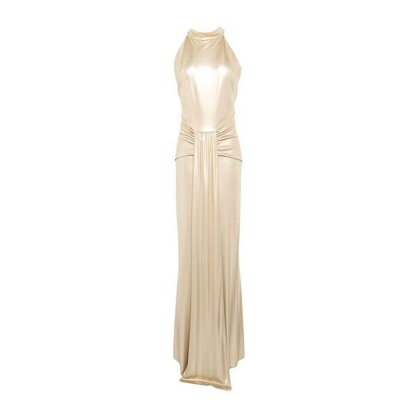 【貨物輸送無料】 チアラ・ボニ・プティ・ローブ レディース 衣裳 トップス Maxi dresses Gold