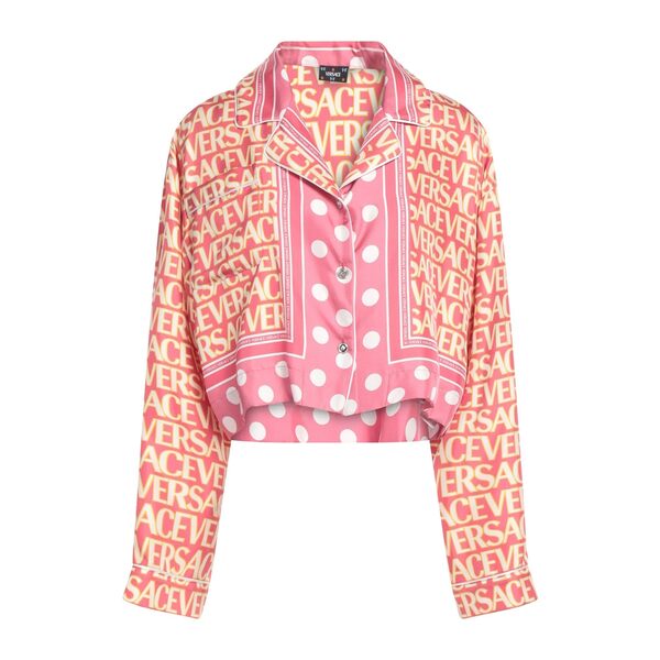 【送料無料】 ヴェルサーチ レディース シャツ トップス Shirts Pink｜asty 172,900円