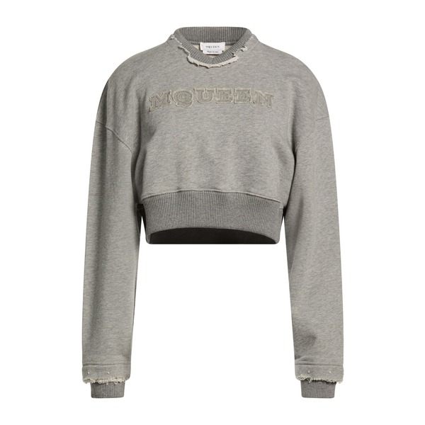 【貨物輸送無料】 マックイーン レディース パーカー・スウェットシャツ アウター Sweatshirts Grey