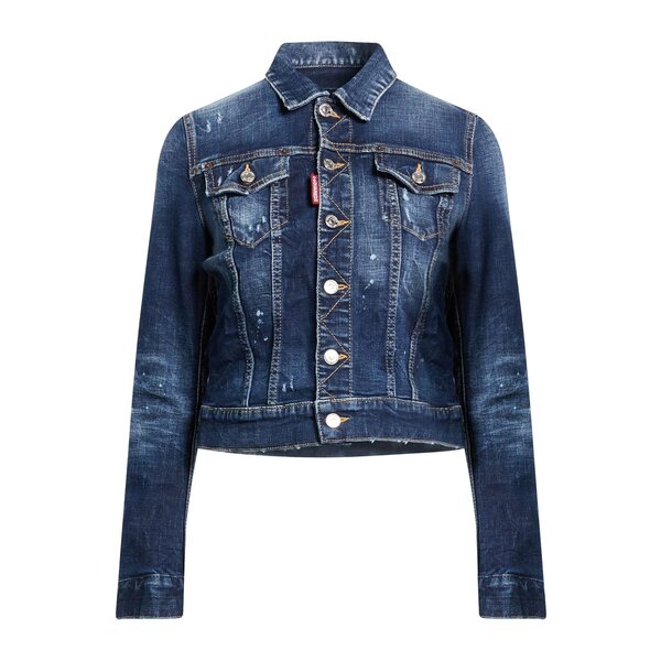 【貨物輸送無料】 ディースクエアード レディース 上衣＆上衣 アウター Denim outerwear Blue