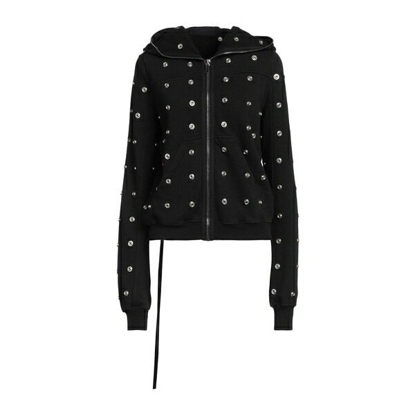 【貨物輸送無料】 リックオウエンス レディース パーカー・スウェットシャツ アウター Sweatshirts Black