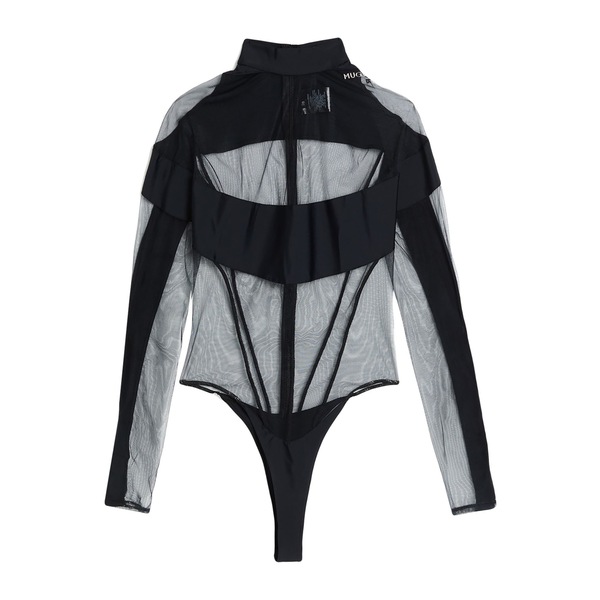 【貨物輸送無料】 マグラー レディース プルオーバー トップス Bodysuits Black