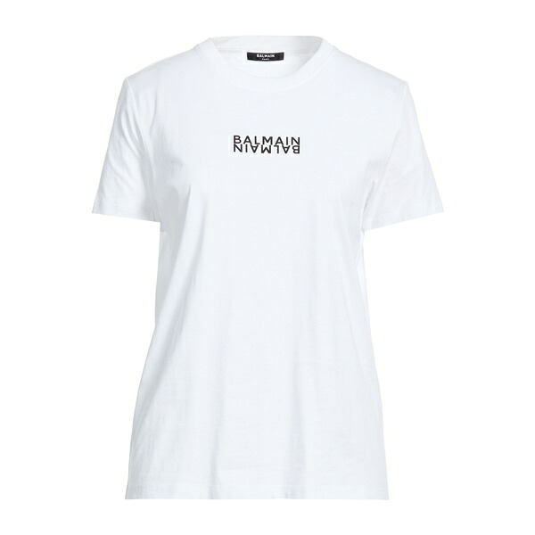 【貨物輸送無料】 バルマン レディース プルオーバー トップス T-shirts White