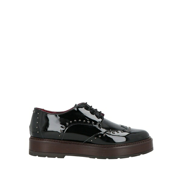 【送料無料】 ロレンツォ マリ レディース オックスフォード シューズ Lace-up shoes Black｜asty