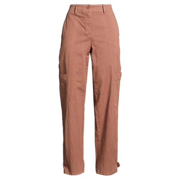 【貨物輸送無料】 ヴィア マシーニ レディース 心地好いズボン下 ボトムス Pants Brown