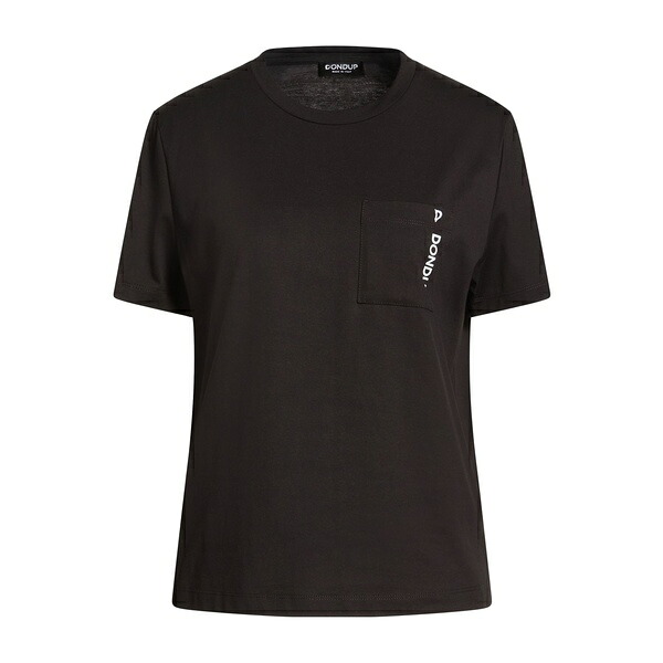 【送料無料】 ドンダップ レディース Tシャツ トップス T-shirts Black|asty