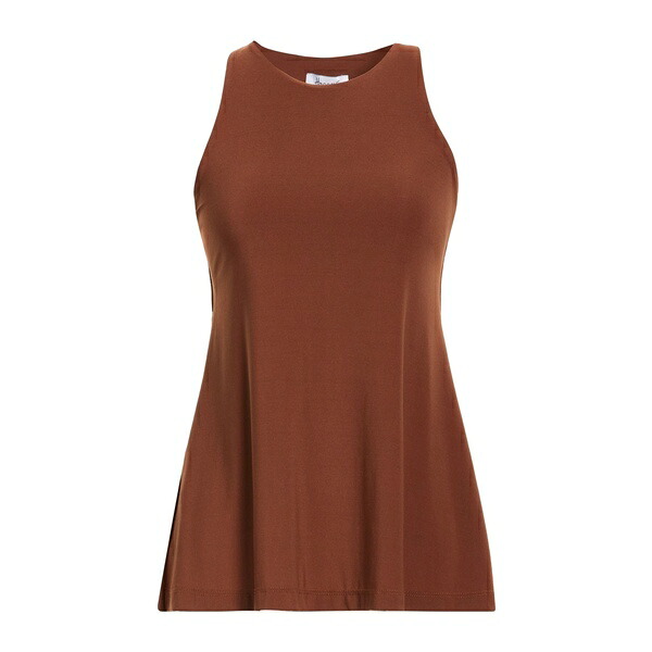 【送料無料】 ホッパー レディース Tシャツ トップス Tank tops Brown｜asty 26,980円