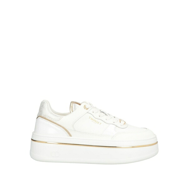【貨物輸送無料】 ツイン仕掛ける レディース スニーカー シューズ Sneakers White