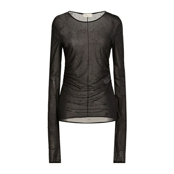 【送料無料】 ブルマリン レディース Tシャツ トップス Tops Black｜asty