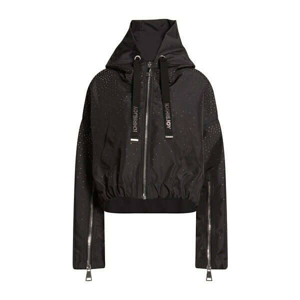 【送料無料】 クリスジョイ レディース ジャケット&ブルゾン アウター Jackets Black|asty