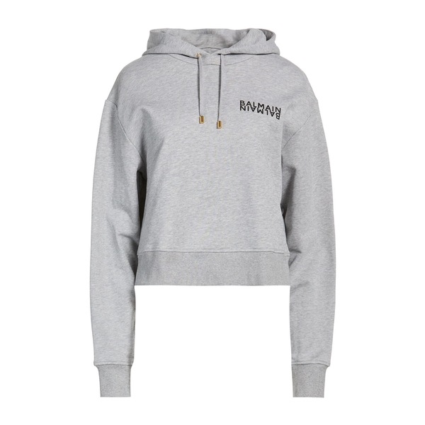 【貨物輸送無料】 バルマン レディース パーカー・スウェットシャツ アウター Sweatshirts Grey