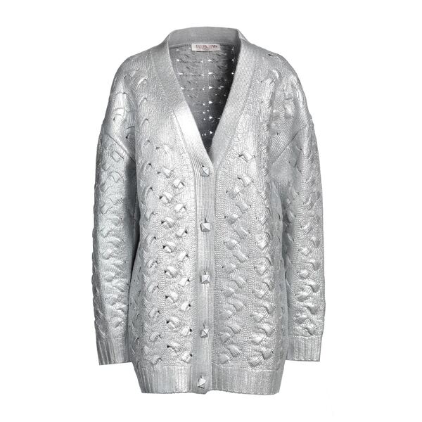 【貨物輸送無料】 ヴァレンティノ ガラヴァーニ レディース ジレー アウター Cardigans Silver