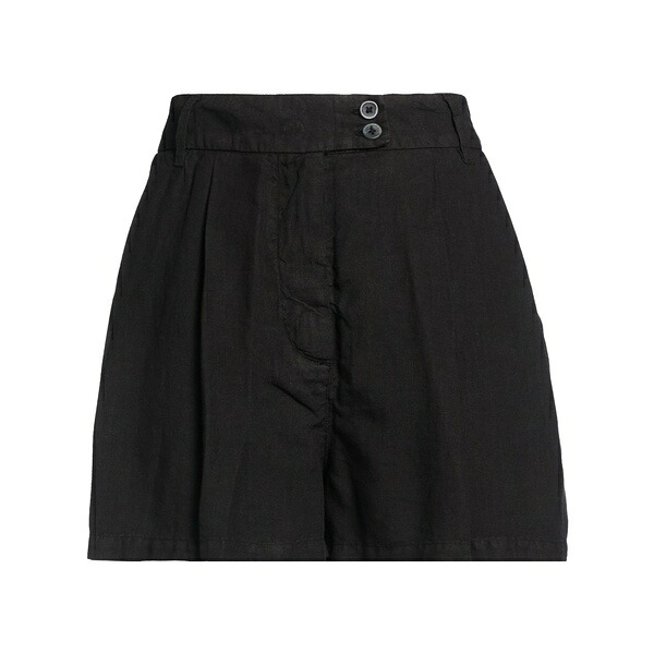 【貨物輸送無料】 １２０％リノ レディース 心地好いズボン下 ボトムス Shorts \u0026 Bermuda Shorts Black