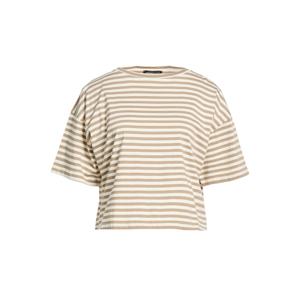 【貨物輸送無料】 アラゴナ レディース プルオーバー トップス T-shirts Beige