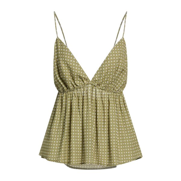 【送料無料】 フェイスフル レディース Tシャツ トップス Tops Green｜asty