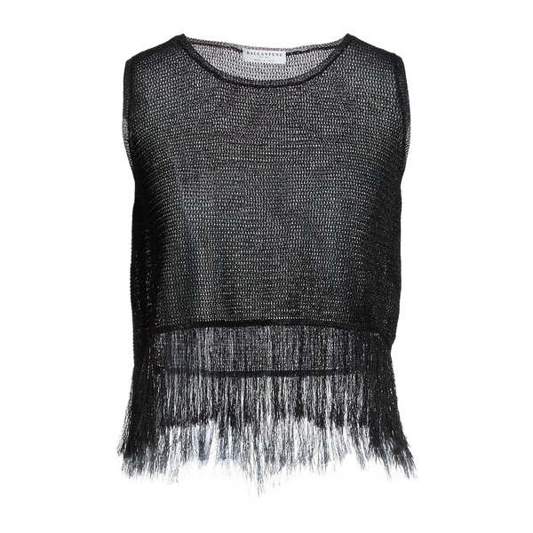 【貨物輸送無料】 バランタイン レディース プルオーバー トップス Tops Black