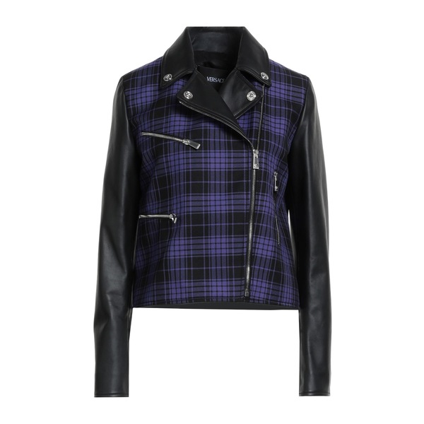【送料無料】 ヴェルサーチ レディース ジャケット＆ブルゾン アウター Jackets Purple｜asty