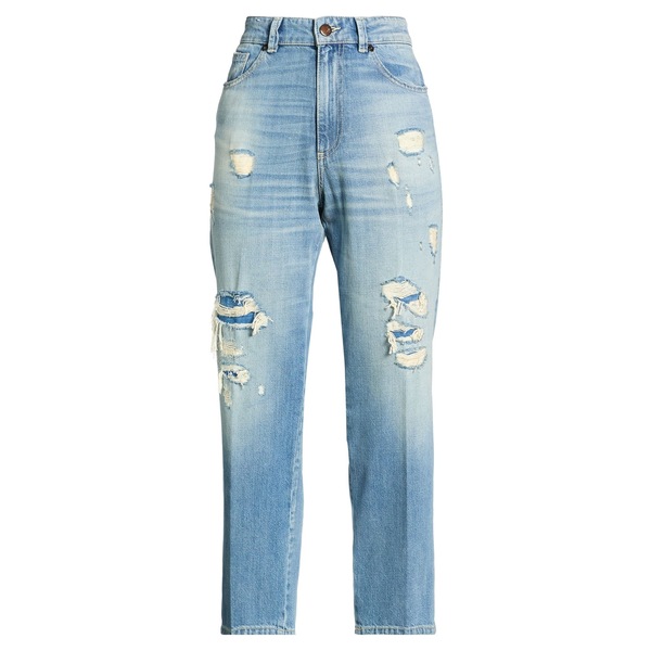 【送料無料】 PTトリノ レディース デニムパンツ ボトムス Jeans Blue|asty
