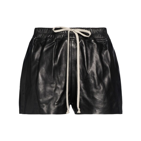 【送料無料】 リックオウエンス レディース カジュアルパンツ ボトムス Shorts & Bermuda Shorts Black｜asty