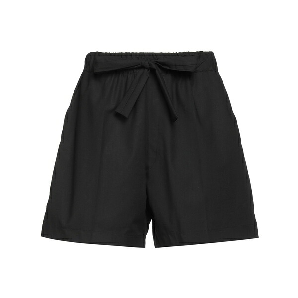 【送料無料】 ガレパリ レディース カジュアルパンツ ボトムス Shorts & Bermuda Shorts Black｜asty