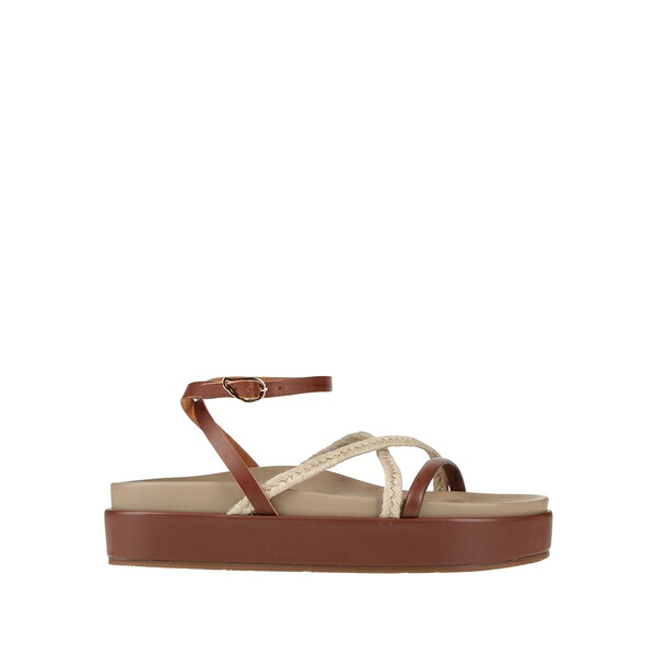 【送料無料】 アンシエントグリークサンダル レディース サンダル シューズ Sandals Brown｜asty