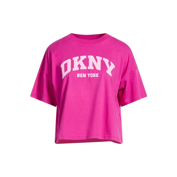 【送料無料】 ダナキャラン レディース Tシャツ トップス T-shirts Pink