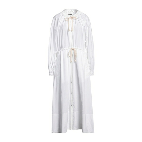 【貨物輸送無料】 ジル・サンダー レディース 衣裳 トップス Maxi dresses White