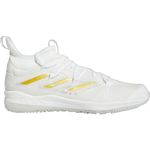 adidas アディダス メンズ スニーカー  【adidas Adizero Afterburner 9 NWV Turf Cloud White Gold Metallic】  大いさ US_M_15 Cloud White/Gold Metallic/Cloud White メンズ靴-靴