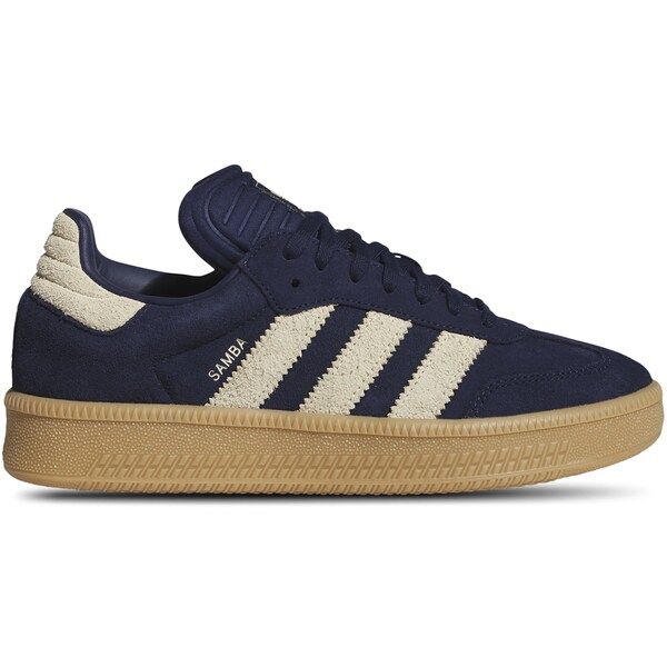 adidas アディダス メンズ スニーカー 【adidas Samba XLG Night Indigo Warm Vanilla】 サイズ US_9(27.0cm) Night Indigo/Gum/Warm Vanilla|asty