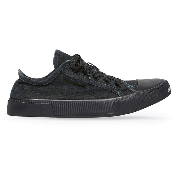 Balenciaga バレンシアガ メンズ スニーカー  【Balenciaga Paris Low Top Black】  大いさ US_9(27.0珊) Black スニーカー-靴-メンズ靴