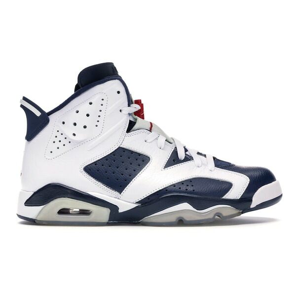 Jordan ジョーダン メンズ スニーカー  【Jordan 6 Retro Olympic London (2012)】  大きさ US_11.5(29.5糎) White/Midnight Navy-Varsity Red