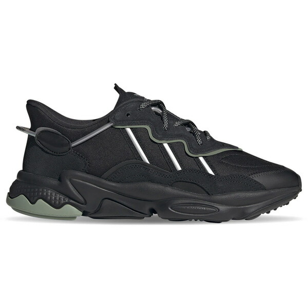 adidas アディダス メンズ スニーカー 【adidas Ozweego Black Silver Metallic】 サイズ US_8(26.0cm) Core Black/Core Black/Silver Metallic｜asty