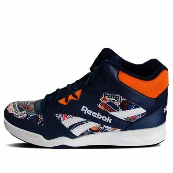 Reebok リーボック メンズ スニーカー  【Reebok Royal BB4500 Hi2 \u0027Navy Blue Orange\u0027 HQ6176】  大きさ US_8(26.0糎)