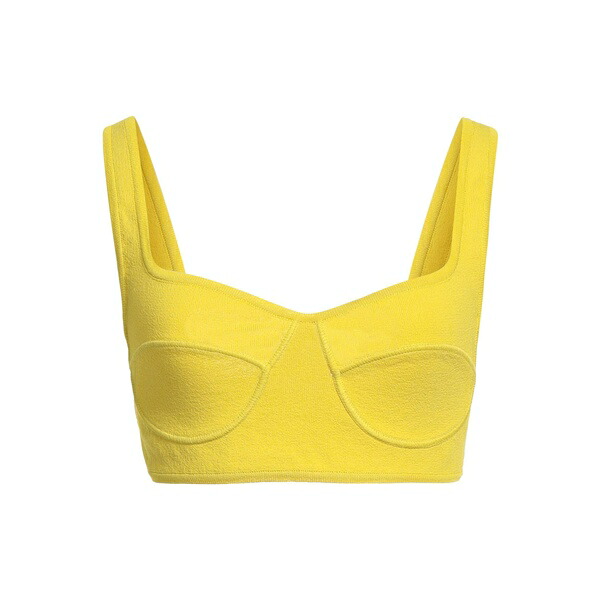 【送料無料】 マルコ ランバルディ レディース Tシャツ トップス Tops Yellow