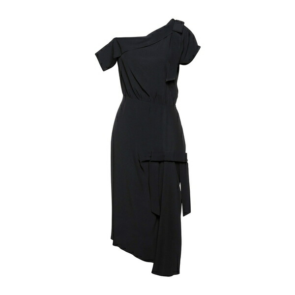 【送料無料】 ブルマリン レディース ワンピース トップス Midi dresses Black