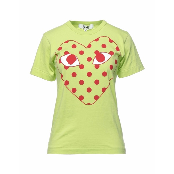 【送料無料】 コムデギャルソン レディース Tシャツ トップス T-shirts Green