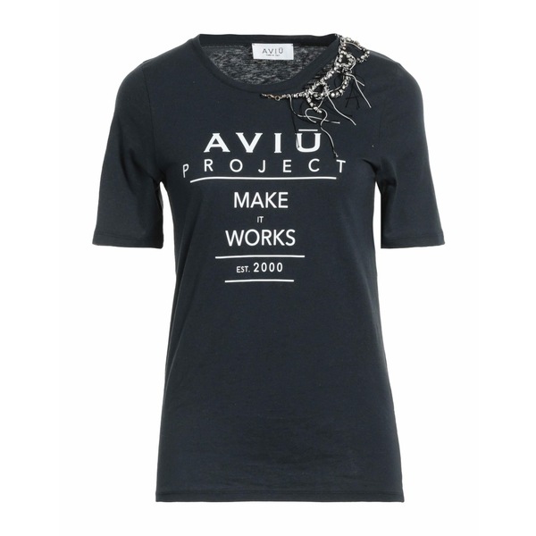 【送料無料】 アヴィ レディース Tシャツ トップス T-shirts Blue