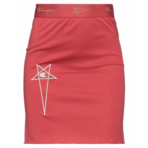 【送料無料】 リックオウエンス レディース スカート ボトムス Mini skirts Red|asty